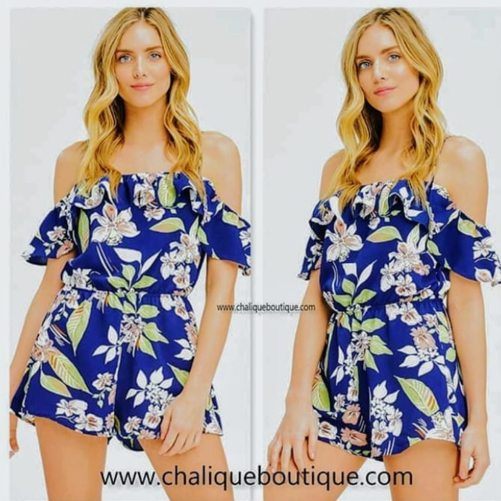 Off the shoulder romper (yellow)